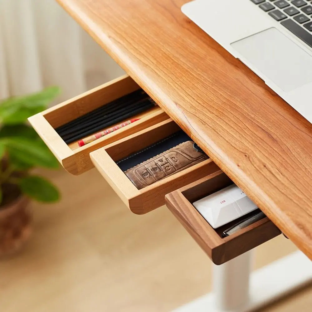 Under-Desk Drawer Adhesive No-Drill Space-Saving