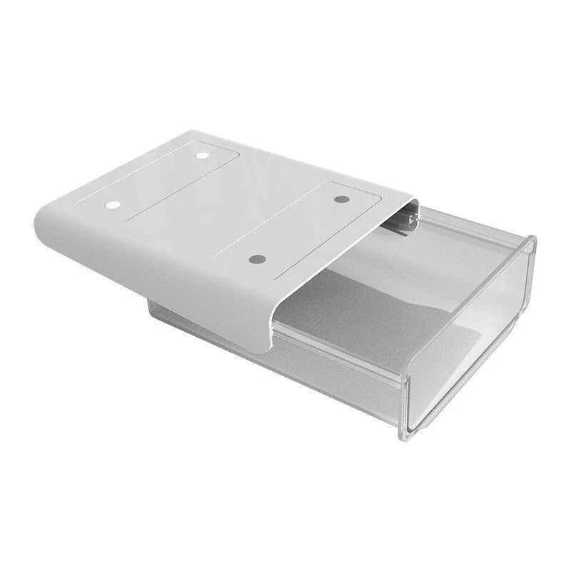 Under Desk Drawer Self-Adhesive Transparent Storage
