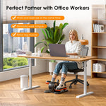 Under Desk Elliptical 12-Speed Bidirectional Whisper-Quiet