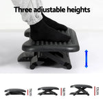 Under-Desk Foot Rest Adjustable Tilt Acupressure Surface & Non-Slip Base