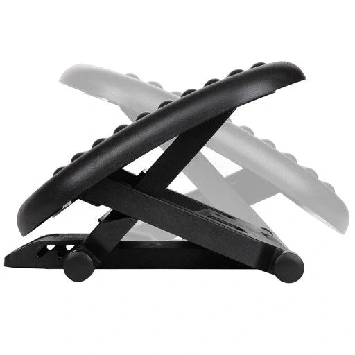 Under-Desk Foot Rest Adjustable Tilt Acupressure Surface & Non-Slip Base