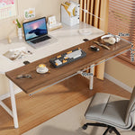 Under-Desk Keyboard Tray Foldable Pull-Out Space-Saving Shelf