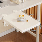 Under-Desk Keyboard Tray Foldable Pull-Out Space-Saving Shelf