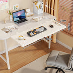 Under-Desk Keyboard Tray Foldable Pull-Out Space-Saving Shelf
