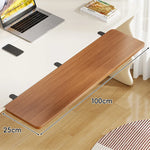 Under-Desk Keyboard Tray Foldable Pull-Out Space-Saving Shelf