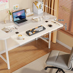 Under-Desk Keyboard Tray Foldable Pull-Out Space-Saving Shelf