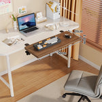 Under-Desk Keyboard Tray Foldable Pull-Out Space-Saving Shelf