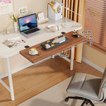 Under-Desk Keyboard Tray Foldable Pull-Out Space-Saving Shelf