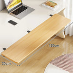 Under-Desk Keyboard Tray Foldable Pull-Out Space-Saving Shelf