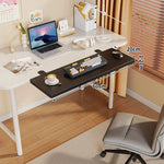 Under-Desk Keyboard Tray Foldable Pull-Out Space-Saving Shelf