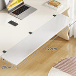 Under-Desk Keyboard Tray Foldable Pull-Out Space-Saving Shelf