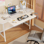 Under-Desk Keyboard Tray Foldable Pull-Out Space-Saving Shelf
