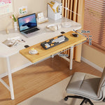 Under-Desk Keyboard Tray Foldable Pull-Out Space-Saving Shelf