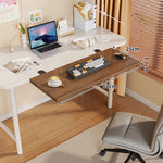 Under-Desk Keyboard Tray Foldable Pull-Out Space-Saving Shelf