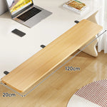 Under-Desk Keyboard Tray Foldable Pull-Out Space-Saving Shelf