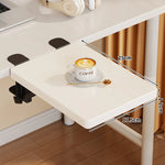 Under-Desk Keyboard Tray Foldable Pull-Out Space-Saving Shelf