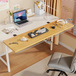 Under-Desk Keyboard Tray Foldable Pull-Out Space-Saving Shelf
