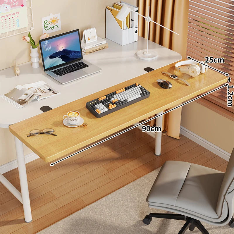 Under-Desk Keyboard Tray Foldable Pull-Out Space-Saving Shelf