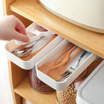 Under-Desk Storage Box Adhesive-Mount Reusable Mark-Free Adhesive