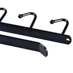 Under-Shelf Hook Organizer Steel 6 Hooks No-Drill Installation