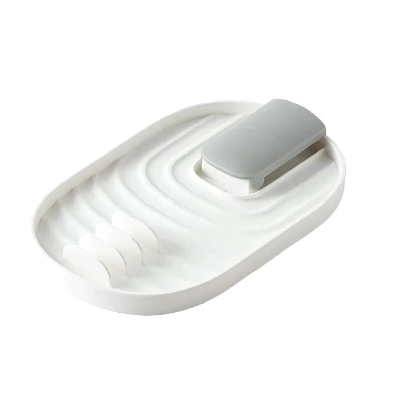 Utensil Holder Foldable Lid & Spoon Rest Countertop Organizer