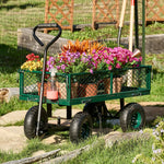 Utility Wagon 650 lb Capacity Removable Mesh Sides