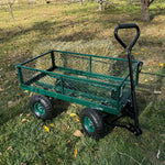 Utility Wagon 650 lb Capacity Removable Mesh Sides