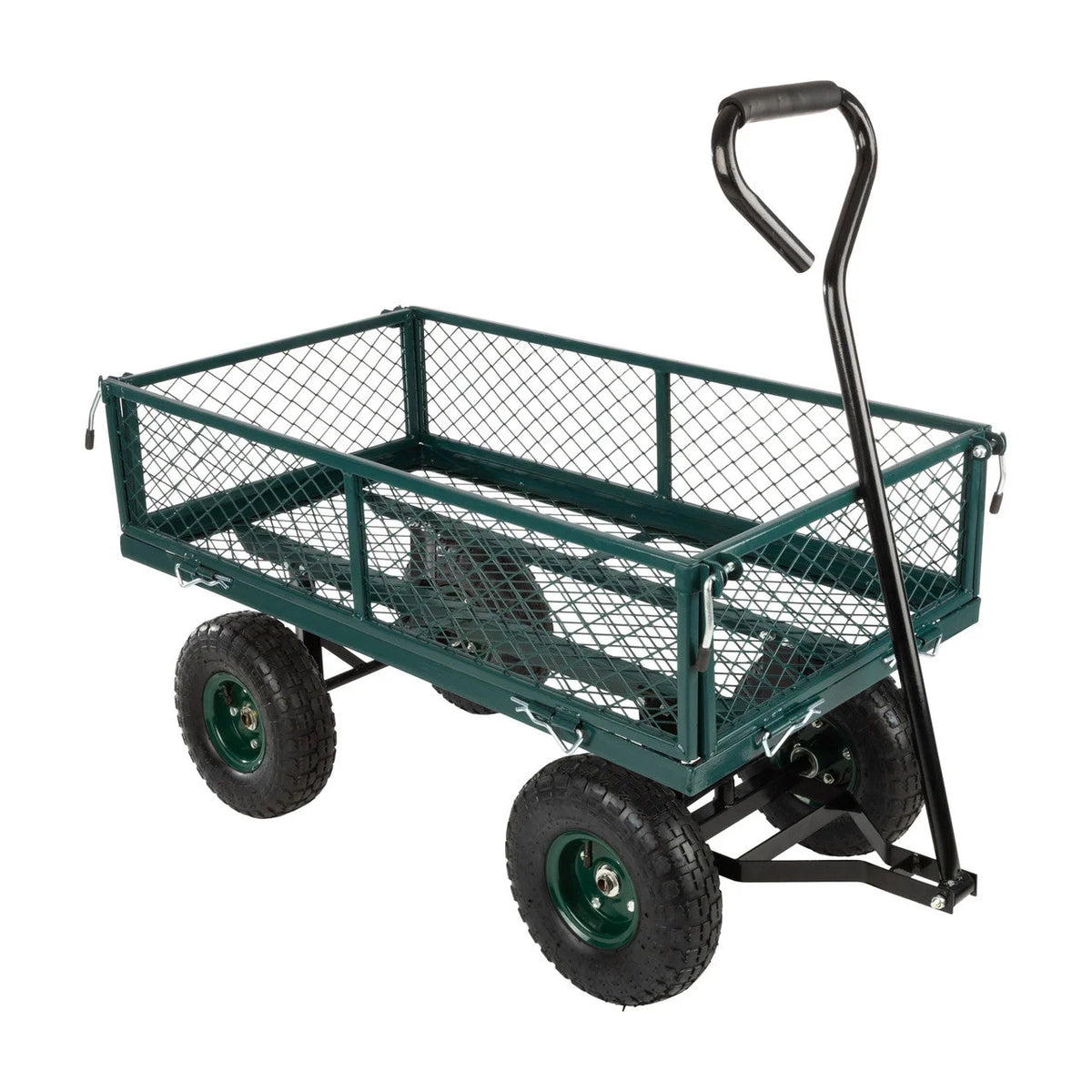 Utility Wagon 650 lb Capacity Removable Mesh Sides