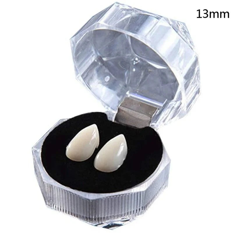 Vampire Fangs Pointed Lightweight Plastic One Pair