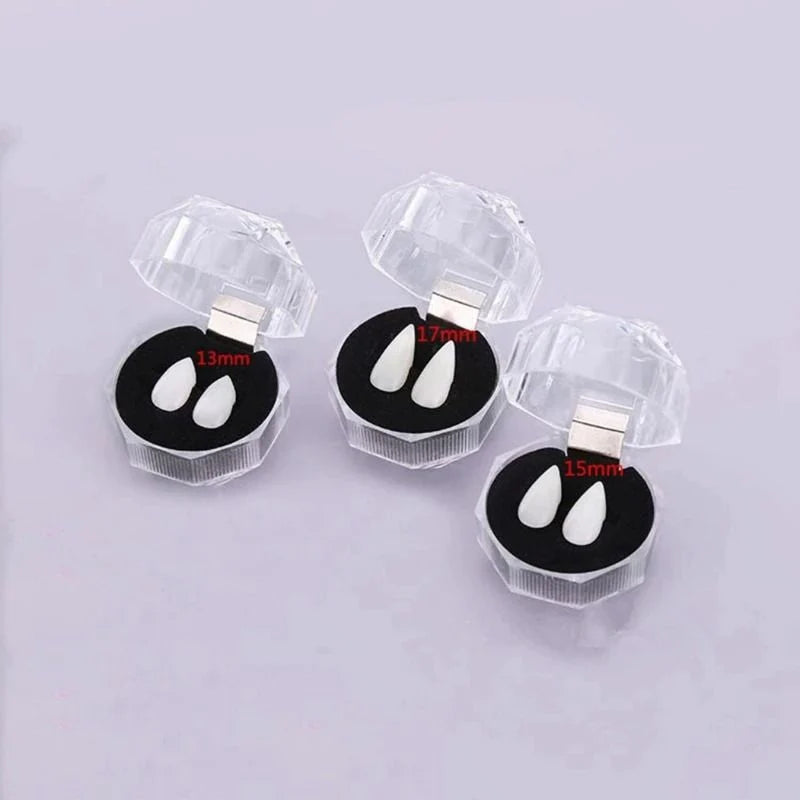 Vampire Fangs Pointed Lightweight Plastic One Pair