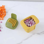 Vegetable Chopper Hand-Pressed Silicone