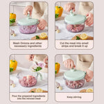Vegetable Chopper Manual Compact Stainless Steel