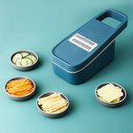 Vegetable Cutter Stainless Steel Blades Handguard Non-Slip Base