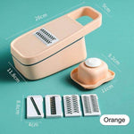 Vegetable Cutter Stainless Steel Blades Handguard Non-Slip Base