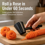Vegetable Garnish Tool Stainless Steel Dishwasher-Safe Spiral Cutter