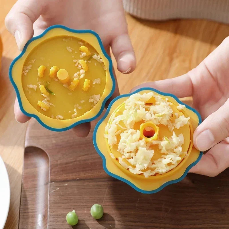 Vegetable Grinder Twist-Operated Compact Easy-Clean