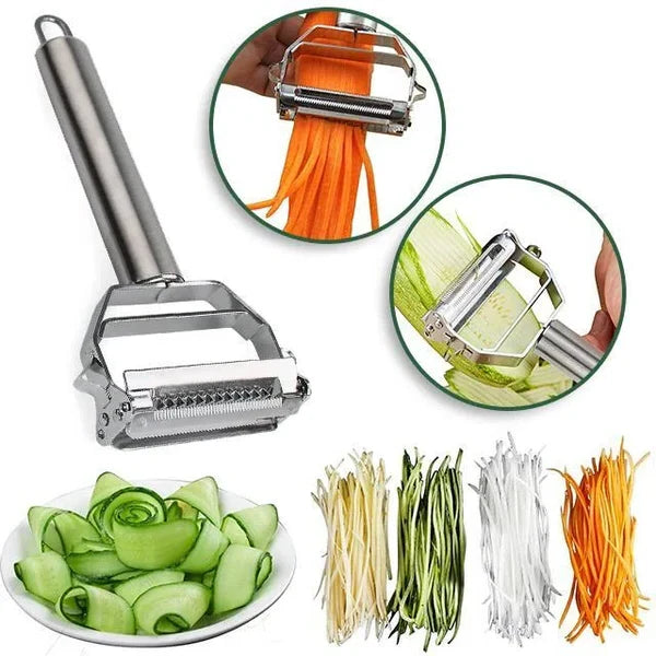 Vegetable Peeler Dual-Blade Julienne & Peeling Dishwasher Safe