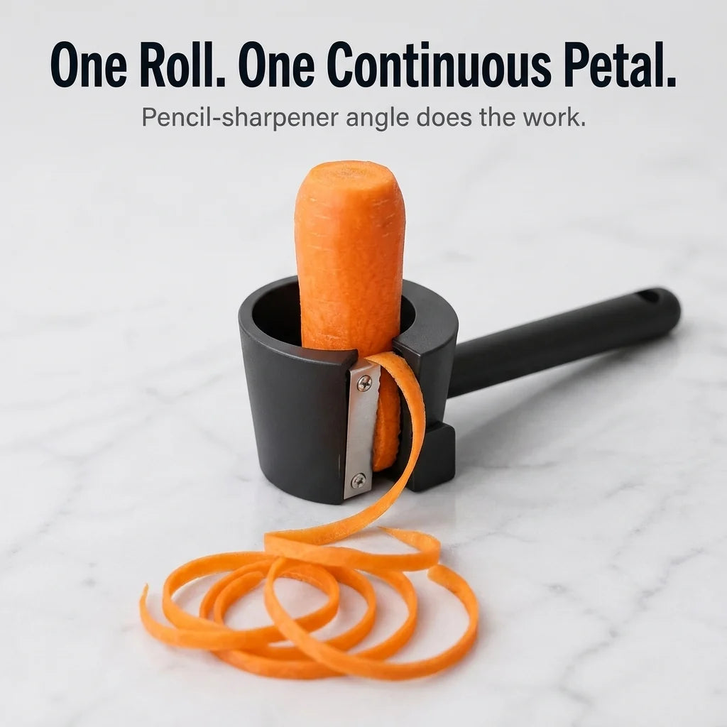 Vegetable Peeler Stainless Steel Spiral Rose Maker