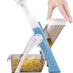 Vegetable Slicer 5-In-1 Built-In Collecting Tray & Safety Guard
