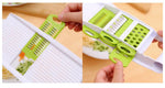 Vegetable Slicer 5-in-1 Stainless Steel Blades Safety Guard