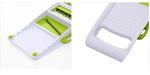 Vegetable Slicer 5-in-1 Stainless Steel Blades Safety Guard
