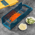 Vegetable Slicer Four Interchangeable Blades Detachable Container