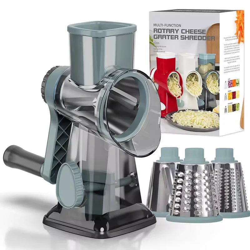 Vegetable Slicer Stainless Steel Blades Multi-Blade Manual Chopper