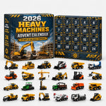 Vehicle Advent Calendar Cast Metal 24-Piece Set