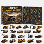 Vehicle Advent Calendar Cast Metal 24-Piece Set