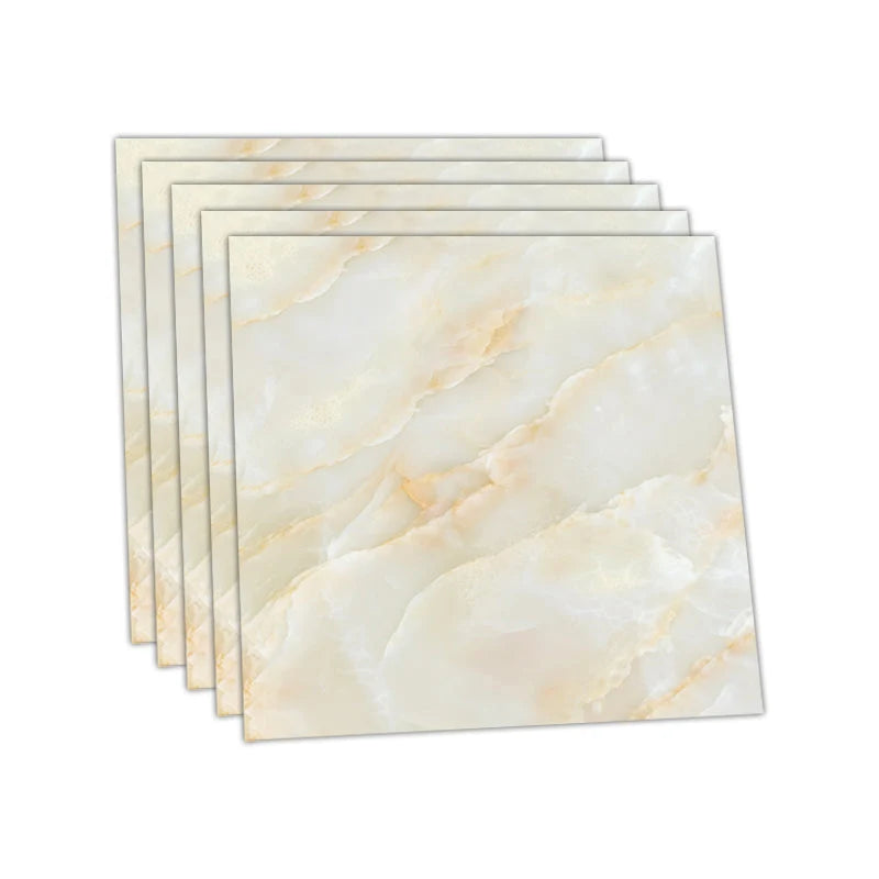 Vinyl Tile Peel-and-Stick Porcelain Look Waterproof & Scratch-Resistant