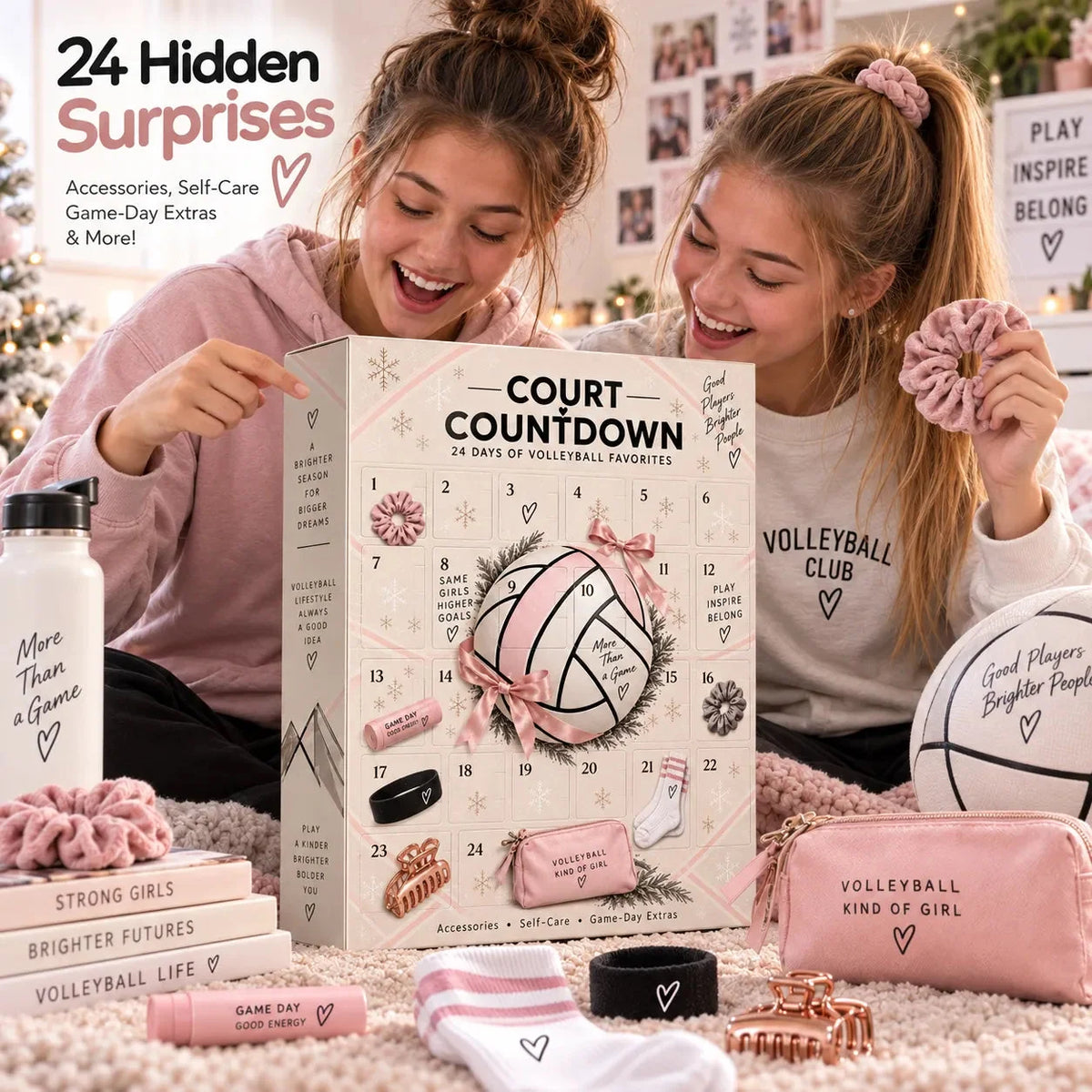 Volleyball Advent Calendar 24 Daily Surprises Training Accessories