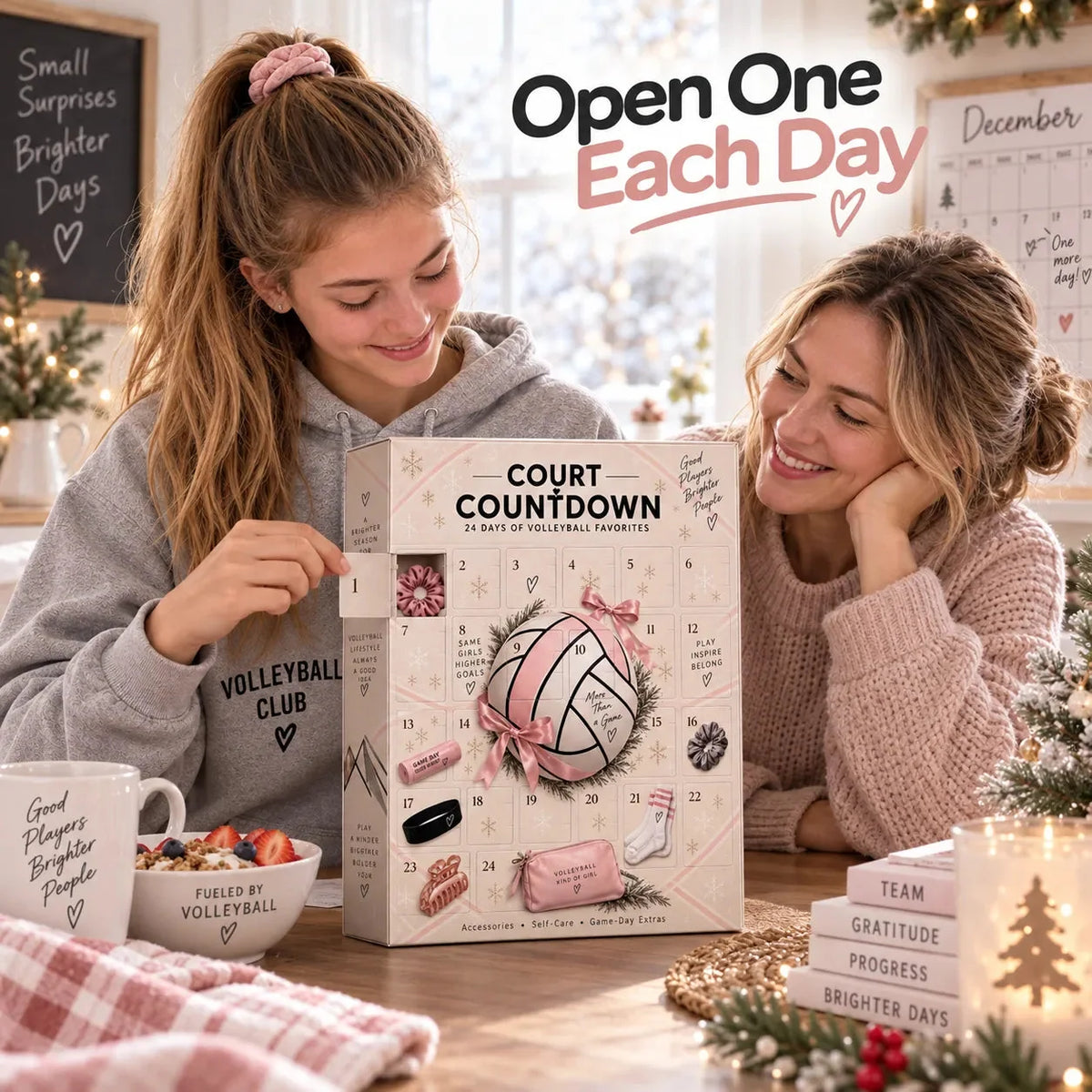 Volleyball Advent Calendar 24 Daily Surprises Training Accessories