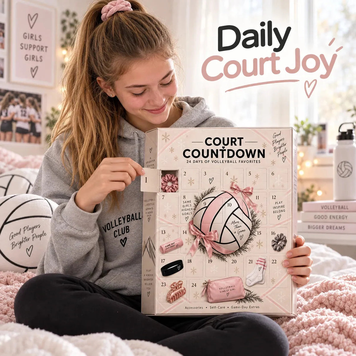 Volleyball Advent Calendar 24 Daily Surprises Training Accessories