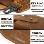Waist Bag Belt-Worn Microfiber PU Leather